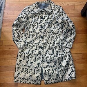 Vintage Mac & Jac Gold and Black Metallic Jacket Size 10